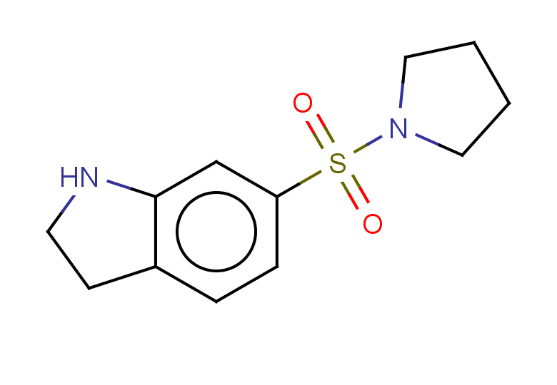 6-(pyrrolidine-1-sulfonyl)-2,3-dihydro-1H-indole