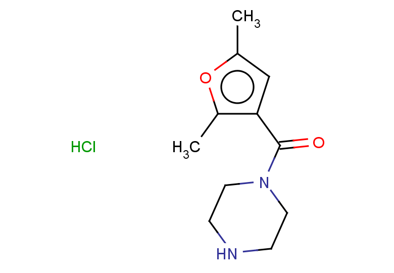 1-(2,5-dimethylfuran-3-carbonyl)piperazine hydrochloride