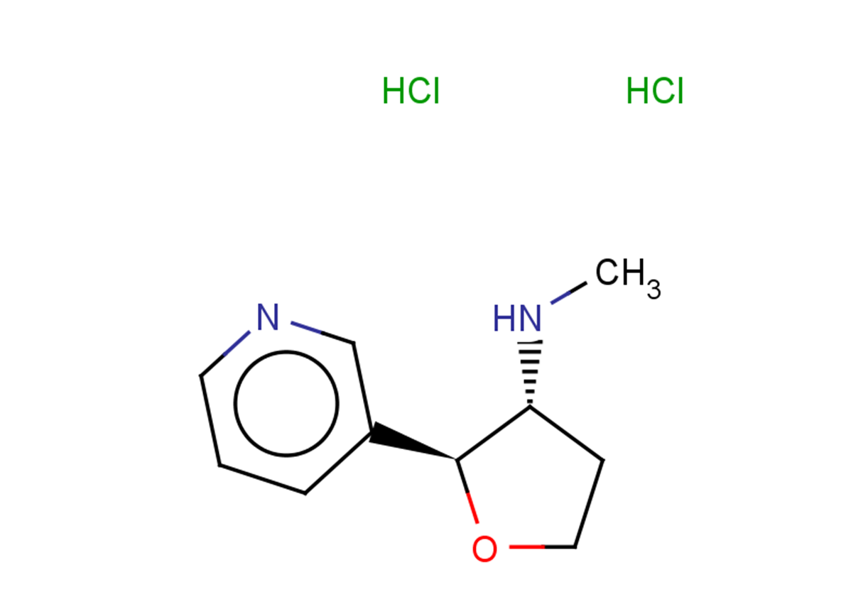 rac-(2R,3S)-N-methyl-2-(pyridin-3-yl)oxolan-3-amine dihydrochloride