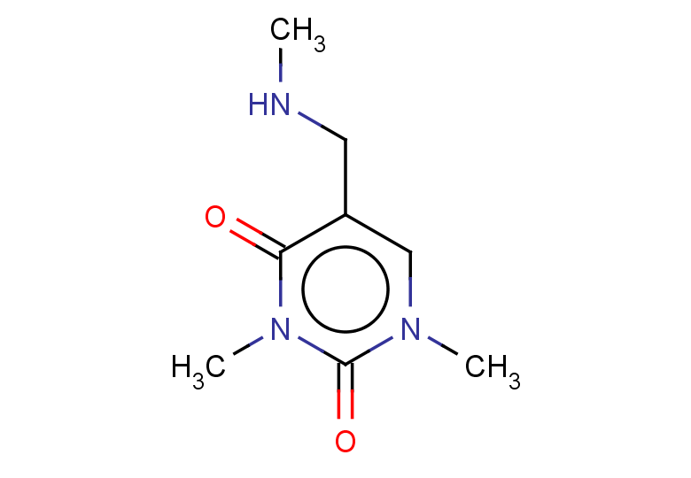 1,3-dimethyl-5-[(methylamino)methyl]-1,2,3,4-tetrahydropyrimidine-2,4-dione