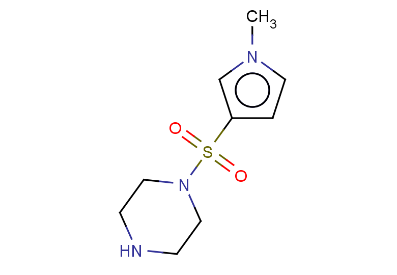 1-[(1-methyl-1H-pyrrol-3-yl)sulfonyl]piperazine