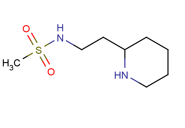 N-[2-(piperidin-2-yl)ethyl]methanesulfonamide
