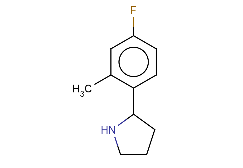 2-(4-fluoro-2-methylphenyl)pyrrolidine