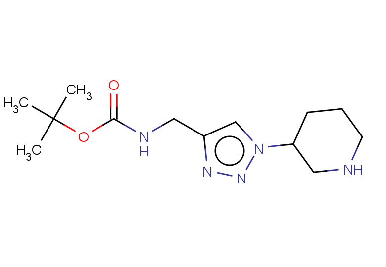tert-butyl N-{[1-(piperidin-3-yl)-1H-1,2,3-triazol-4-yl]methyl}carbamate
