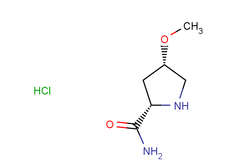 (2S,4S)-4-methoxypyrrolidine-2-carboxamide hydrochloride