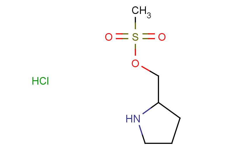(pyrrolidin-2-yl)methyl methanesulfonate hydrochloride