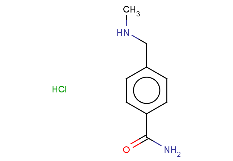 4-[(methylamino)methyl]benzamide hydrochloride