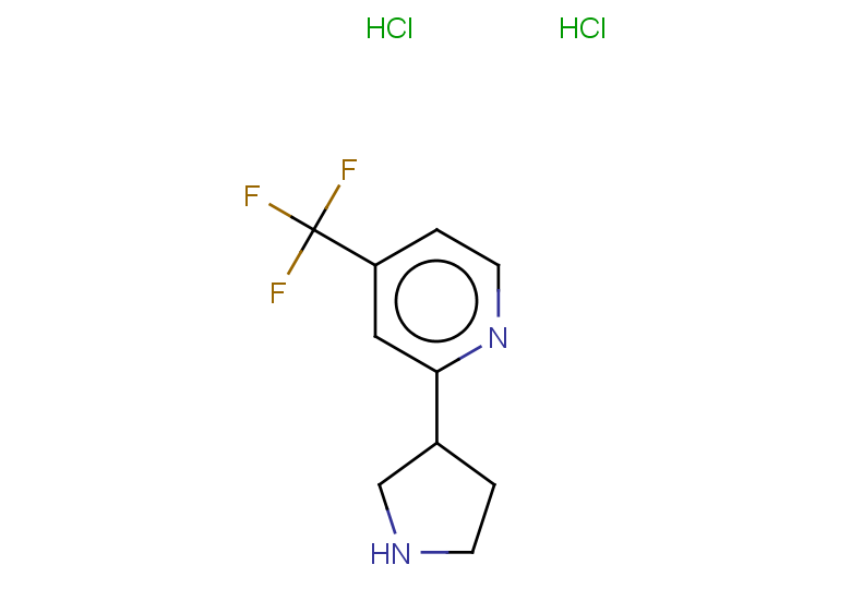 2-(pyrrolidin-3-yl)-4-(trifluoromethyl)pyridine dihydrochloride