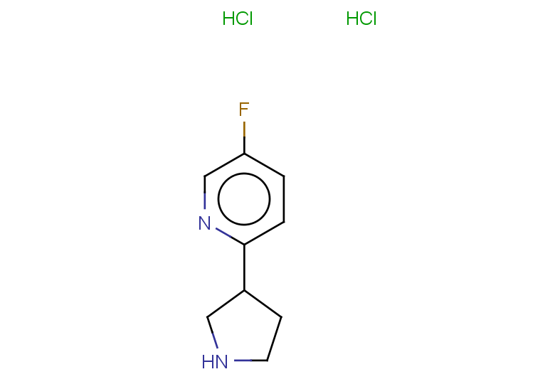 5-fluoro-2-(pyrrolidin-3-yl)pyridine dihydrochloride