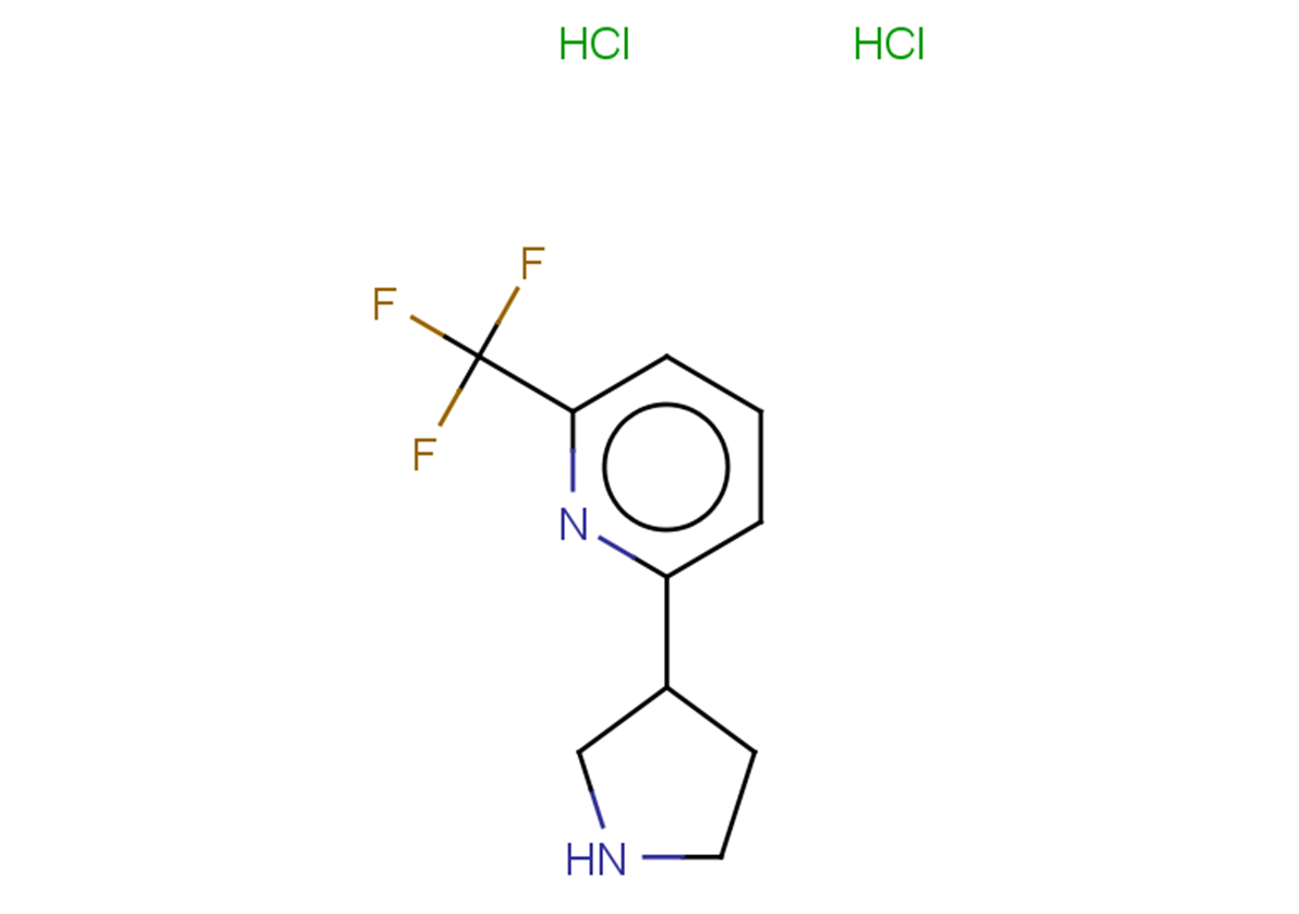 2-(pyrrolidin-3-yl)-6-(trifluoromethyl)pyridine dihydrochloride