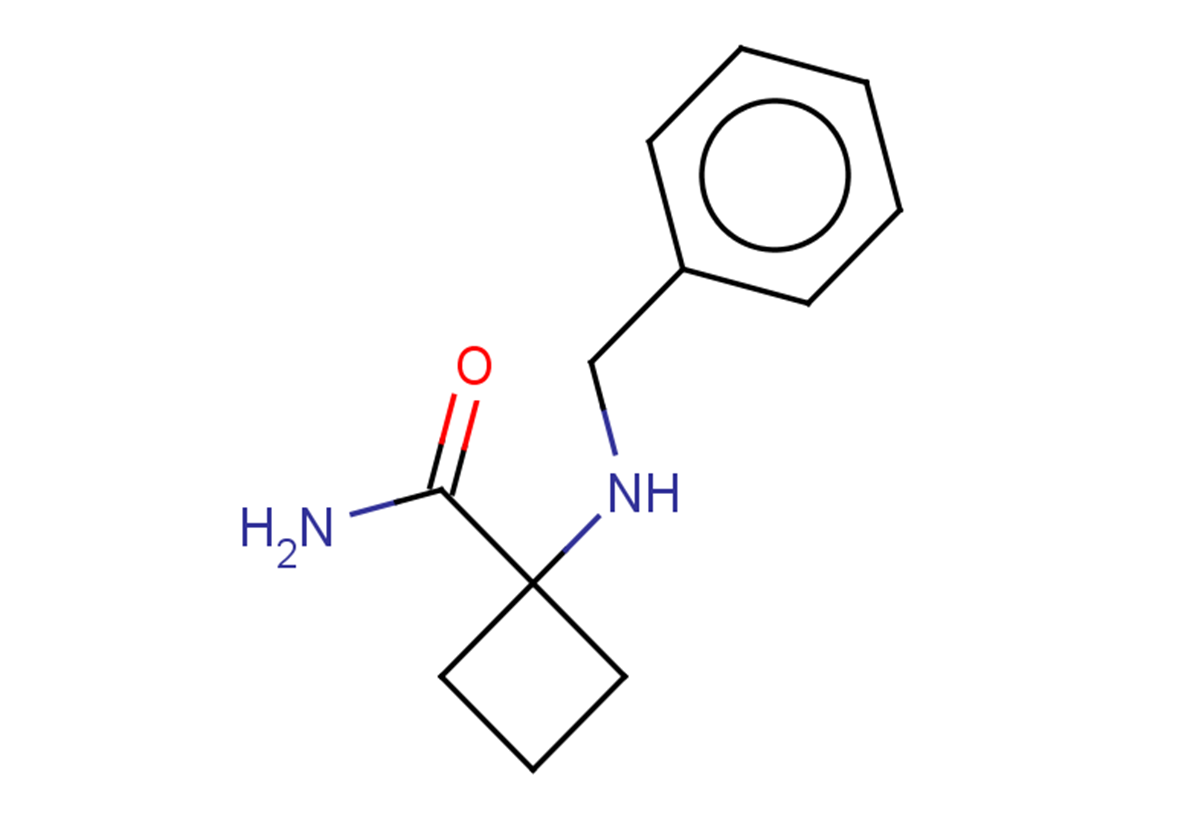 1-(benzylamino)cyclobutane-1-carboxamide