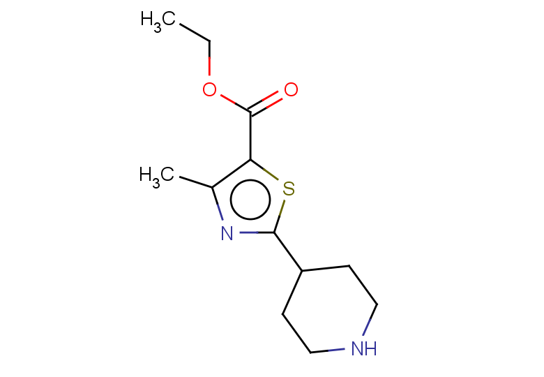 ethyl 4-methyl-2-(piperidin-4-yl)-1,3-thiazole-5-carboxylate