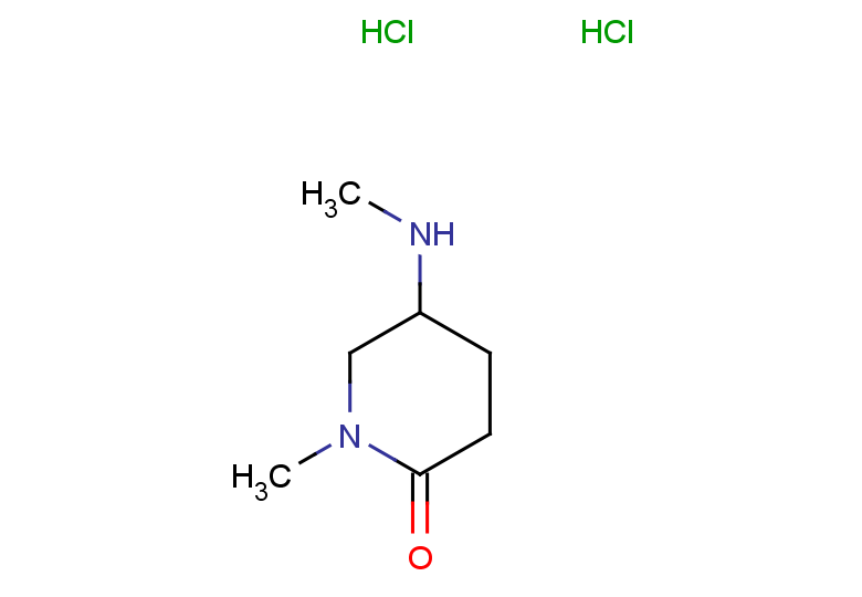 1-methyl-5-(methylamino)piperidin-2-one dihydrochloride