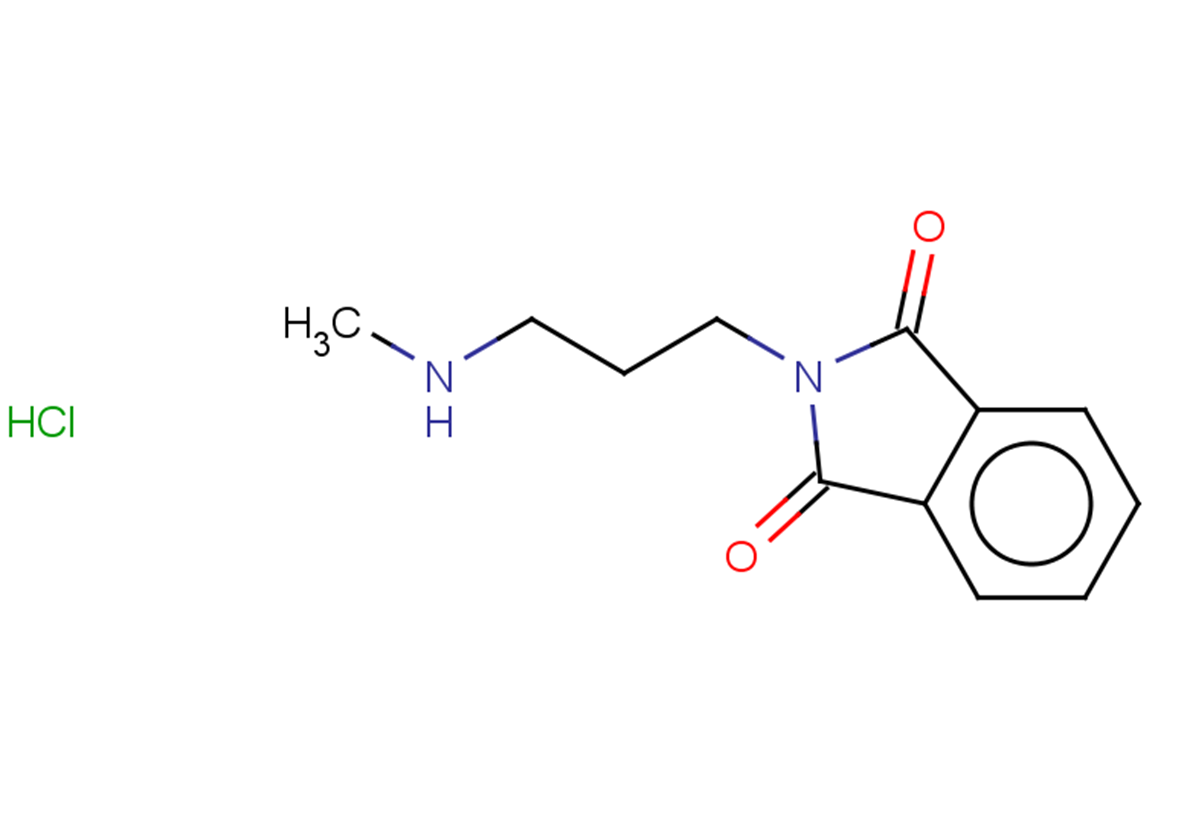2-[3-(methylamino)propyl]-2,3-dihydro-1H-isoindole-1,3-dione hydrochloride