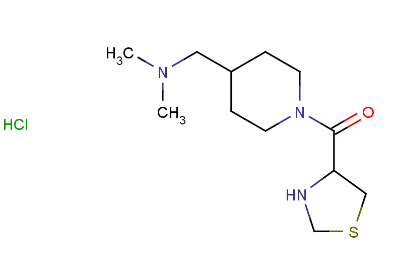 dimethyl({[1-(1,3-thiazolidine-4-carbonyl)piperidin-4-yl]methyl})amine hydrochloride