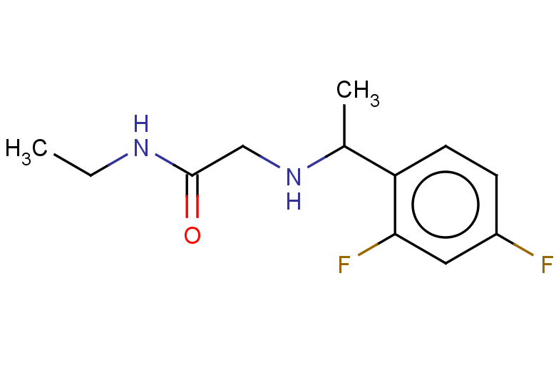 2-{[1-(2,4-difluorophenyl)ethyl]amino}-N-ethylacetamide