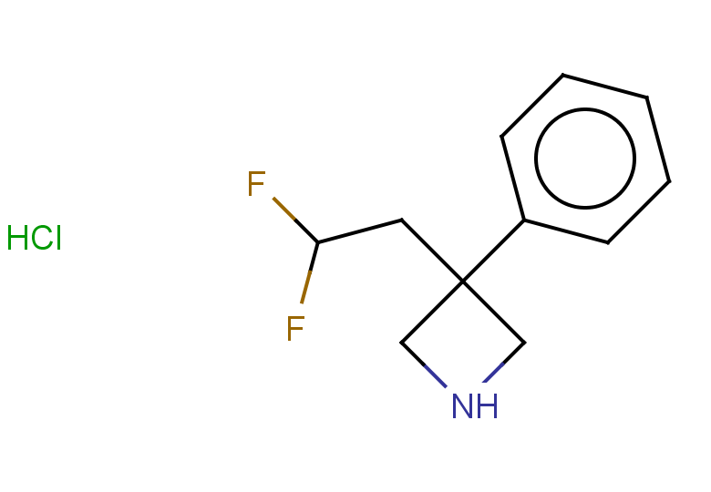 3-(2,2-difluoroethyl)-3-phenylazetidine hydrochloride