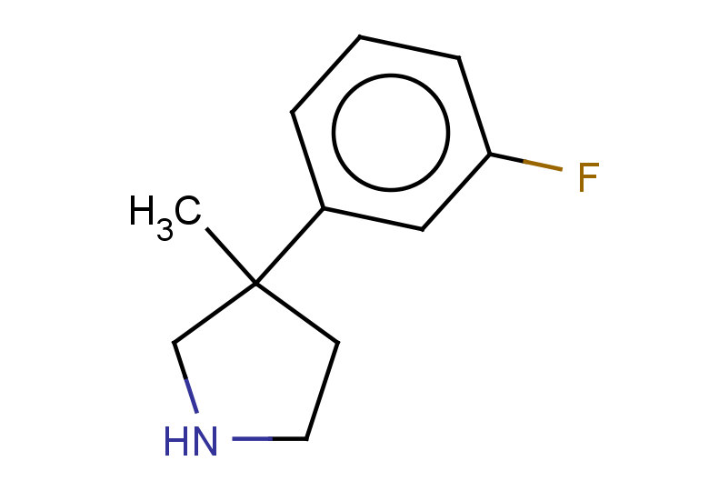 3-(3-fluorophenyl)-3-methylpyrrolidine