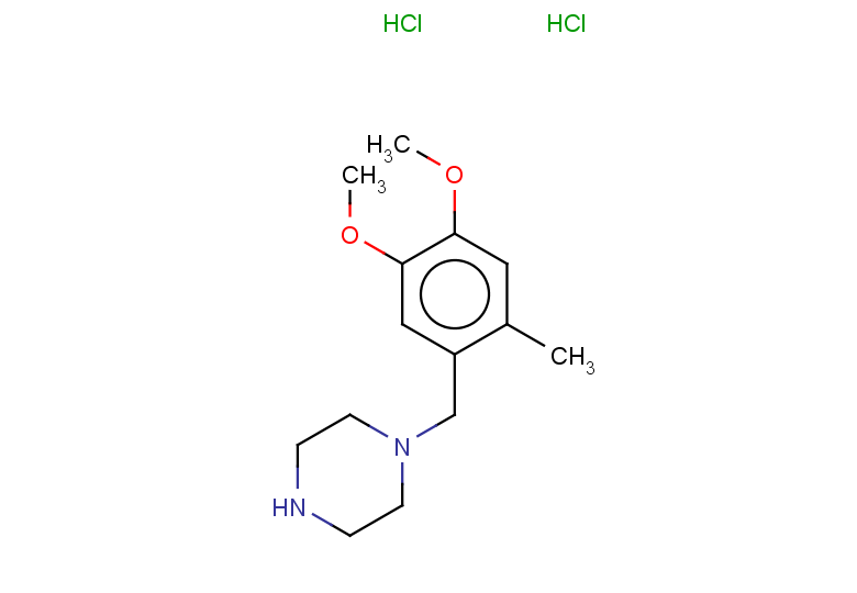 1-[(4,5-dimethoxy-2-methylphenyl)methyl]piperazine dihydrochloride