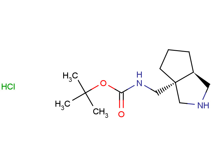 rac-tert-butyl N-{[(3aR,6aR)-octahydrocyclopenta[c]pyrrol-3a-yl]methyl}carbamate hydrochloride, cis