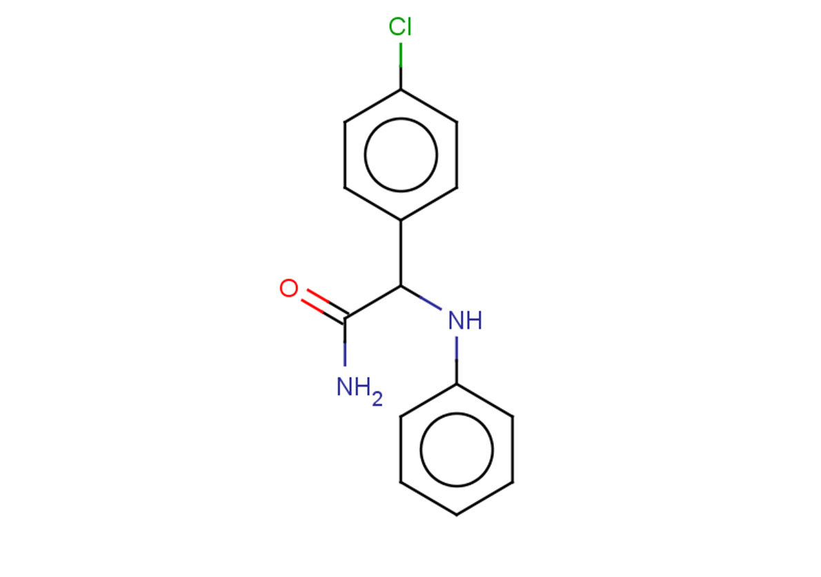 2-(4-chlorophenyl)-2-(phenylamino)acetamide