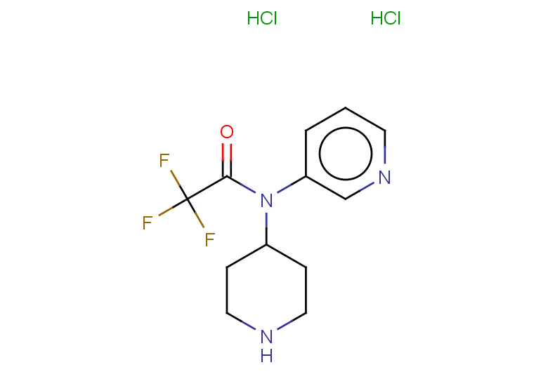 2,2,2-trifluoro-N-(piperidin-4-yl)-N-(pyridin-3-yl)acetamide dihydrochloride