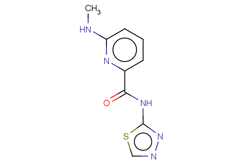6-(methylamino)-N-(1,3,4-thiadiazol-2-yl)pyridine-2-carboxamide