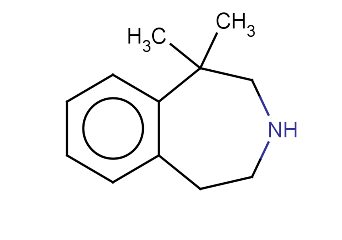 1,1-dimethyl-2,3,4,5-tetrahydro-1H-3-benzazepine