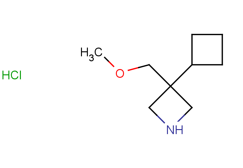 3-cyclobutyl-3-(methoxymethyl)azetidine hydrochloride
