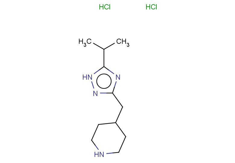 4-{[5-(propan-2-yl)-1H-1,2,4-triazol-3-yl]methyl}piperidine dihydrochloride