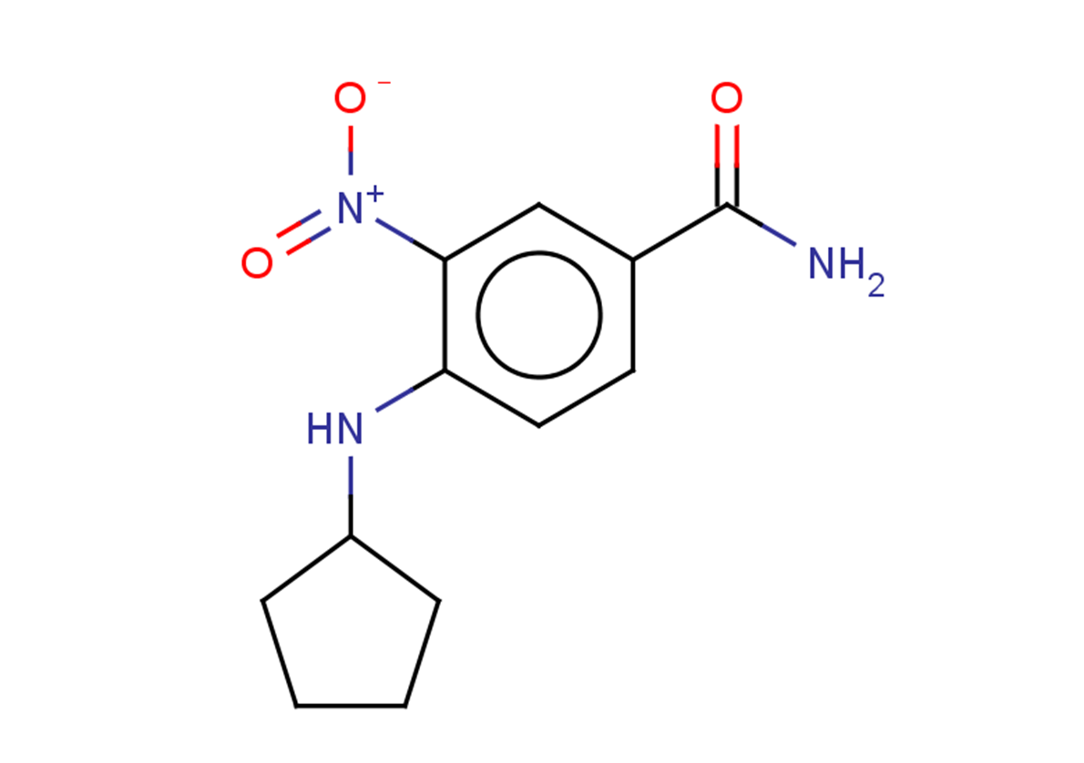 4-(cyclopentylamino)-3-nitrobenzamide