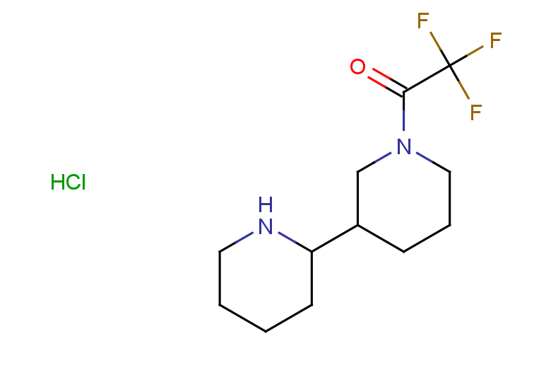 2,2,2-trifluoro-1-[3-(piperidin-2-yl)piperidin-1-yl]ethan-1-one hydrochloride