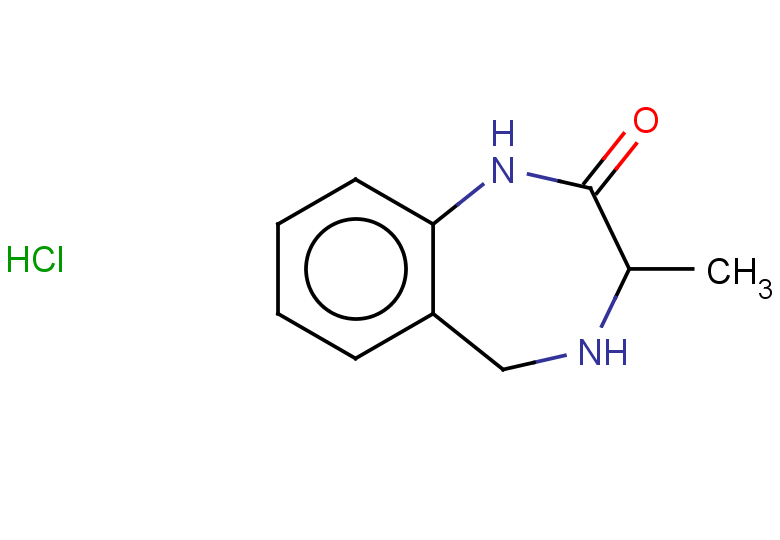 3-methyl-2,3,4,5-tetrahydro-1H-1,4-benzodiazepin-2-one hydrochloride