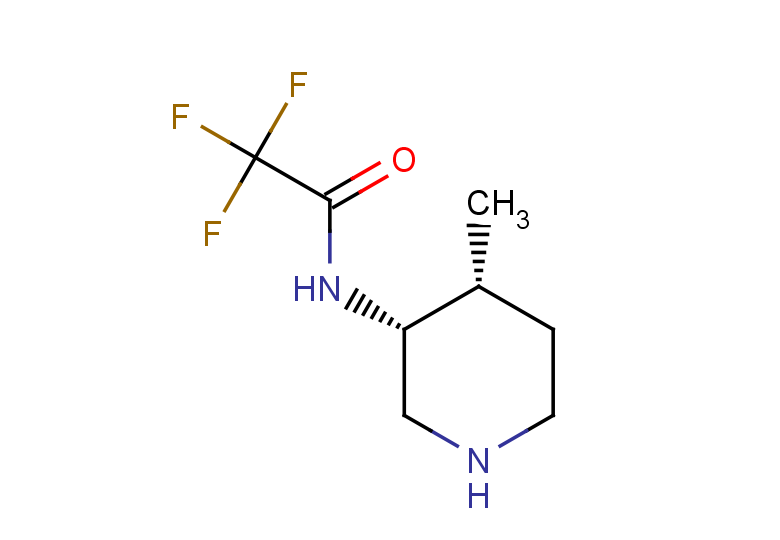 rac-2,2,2-trifluoro-N-[(3R,4R)-4-methylpiperidin-3-yl]acetamide