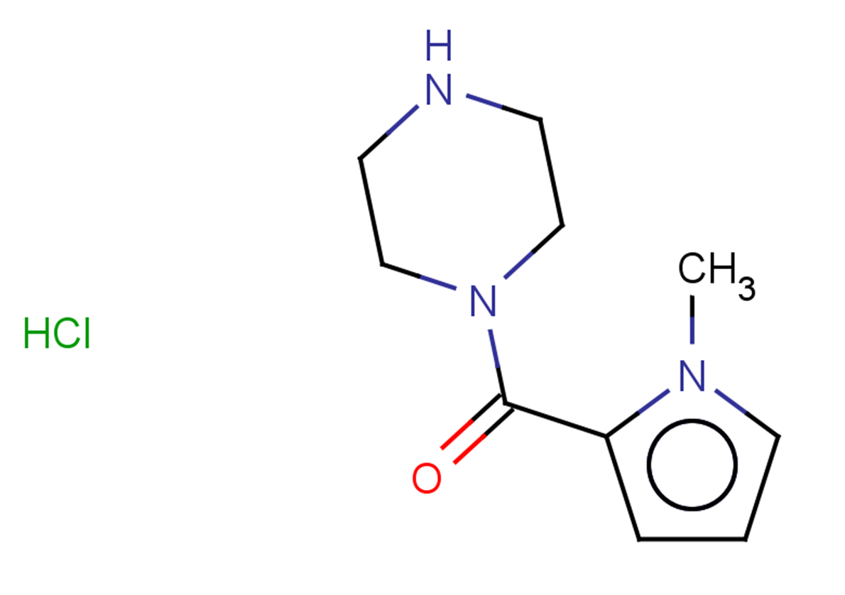 1-(1-methyl-1H-pyrrole-2-carbonyl)piperazine hydrochloride