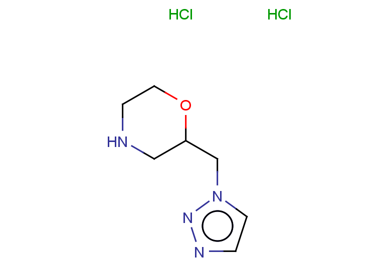 2-[(1H-1,2,3-triazol-1-yl)methyl]morpholine dihydrochloride