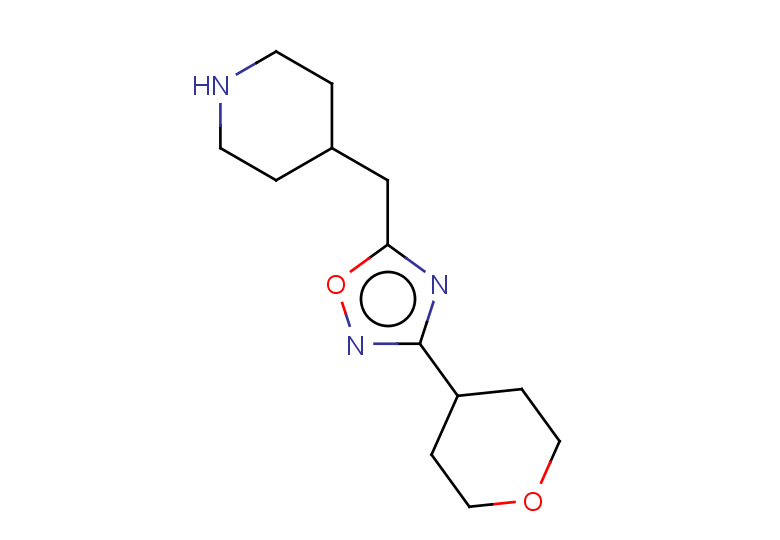 4-{[3-(oxan-4-yl)-1,2,4-oxadiazol-5-yl]methyl}piperidine