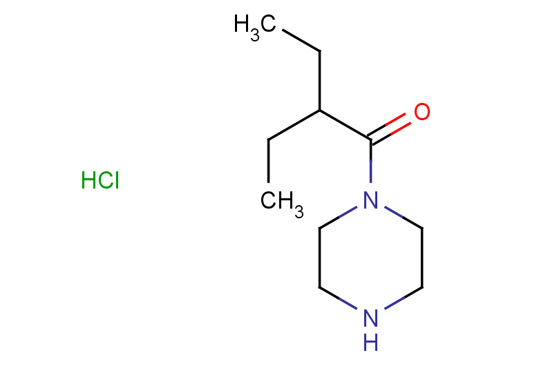 2-ethyl-1-(piperazin-1-yl)butan-1-one hydrochloride