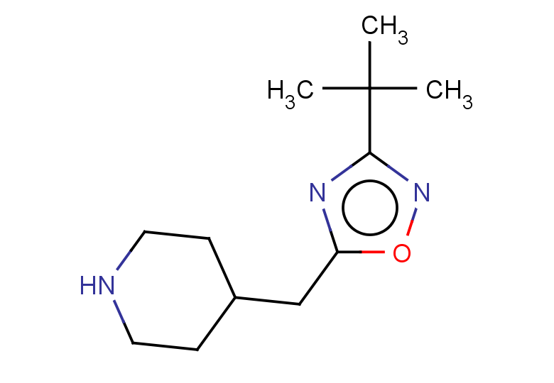 4-[(3-tert-butyl-1,2,4-oxadiazol-5-yl)methyl]piperidine