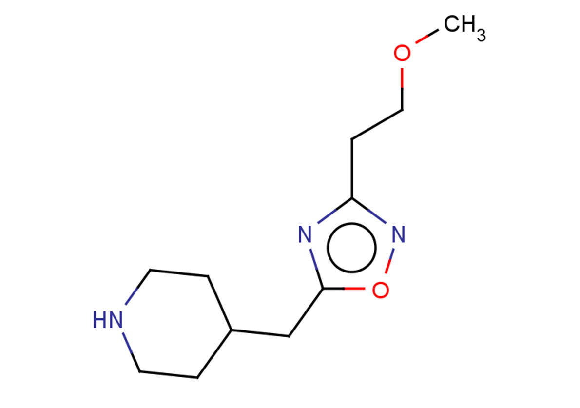 4-{[3-(2-methoxyethyl)-1,2,4-oxadiazol-5-yl]methyl}piperidine