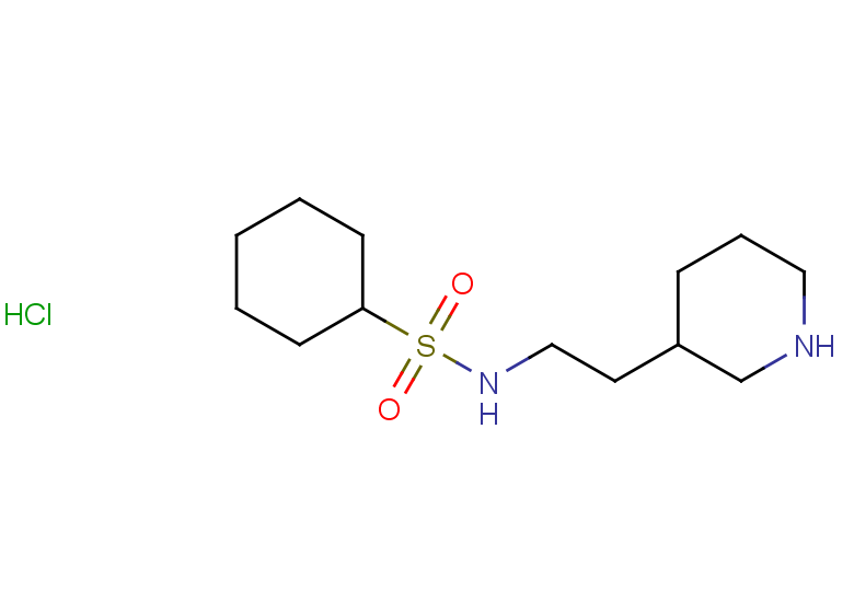 N-[2-(piperidin-3-yl)ethyl]cyclohexanesulfonamide hydrochloride