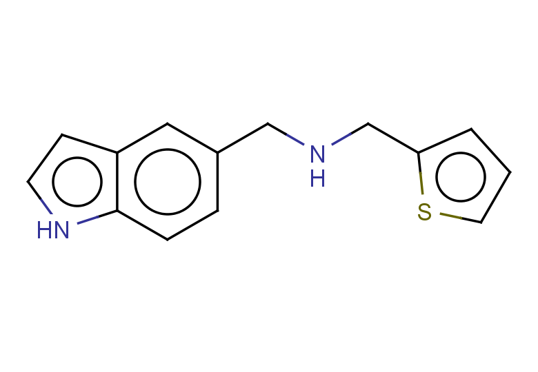 [(1H-indol-5-yl)methyl][(thiophen-2-yl)methyl]amine