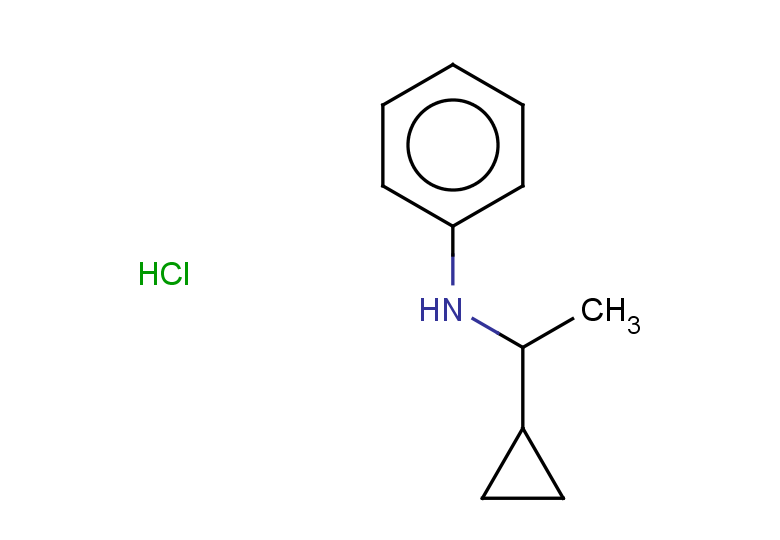 N-(1-cyclopropylethyl)aniline hydrochloride