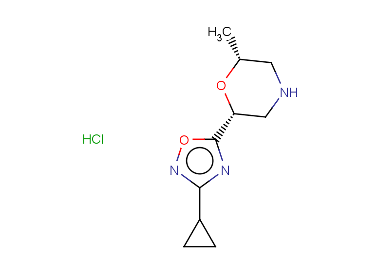 rac-(2R,6R)-2-(3-cyclopropyl-1,2,4-oxadiazol-5-yl)-6-methylmorpholine hydrochloride, cis