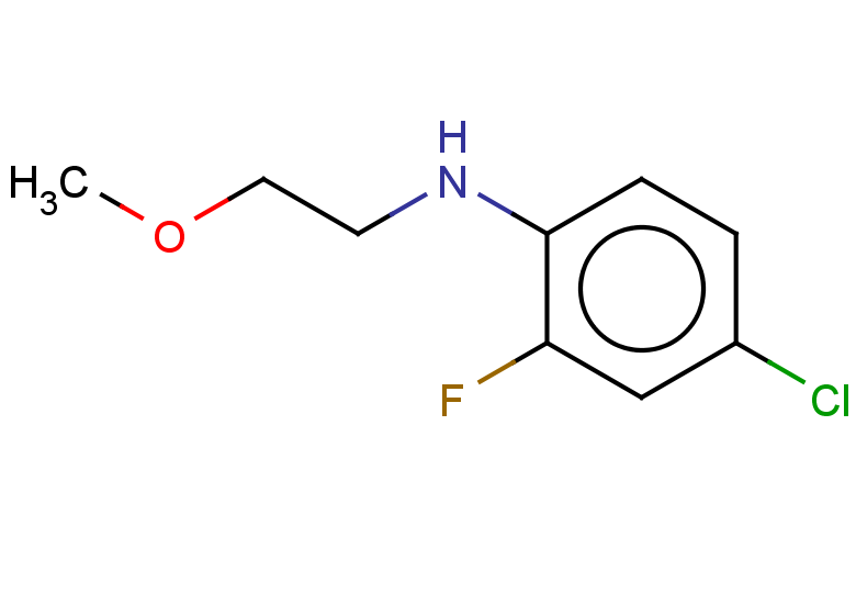 4-chloro-2-fluoro-N-(2-methoxyethyl)aniline