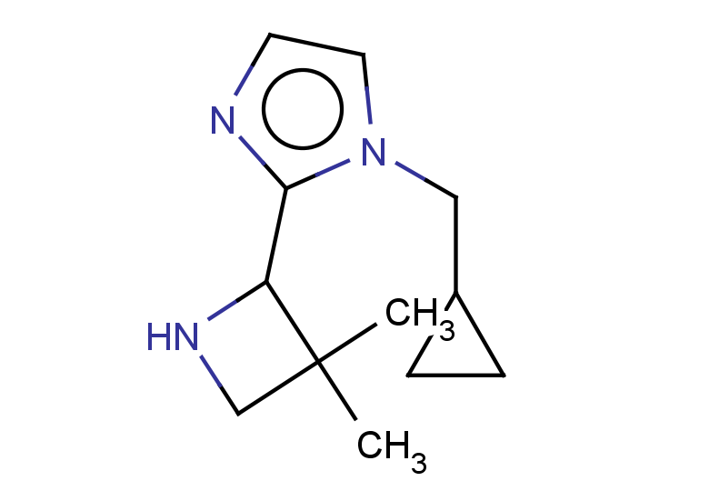 1-(cyclopropylmethyl)-2-(3,3-dimethylazetidin-2-yl)-1H-imidazole