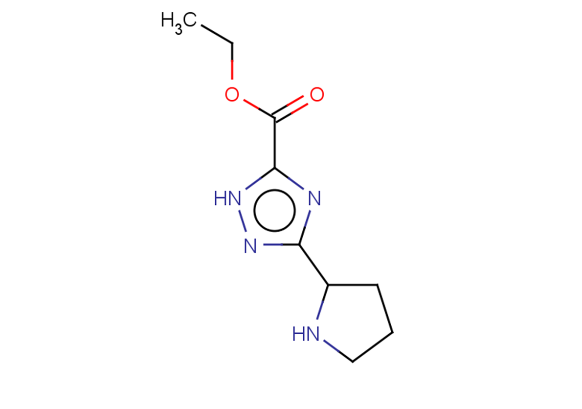 ethyl 3-(pyrrolidin-2-yl)-1H-1,2,4-triazole-5-carboxylate