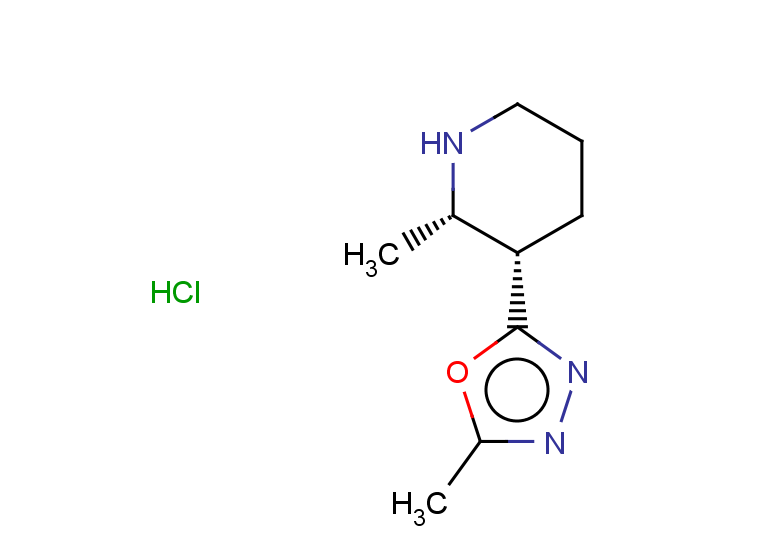 rac-(2R,3R)-2-methyl-3-(5-methyl-1,3,4-oxadiazol-2-yl)piperidine hydrochloride