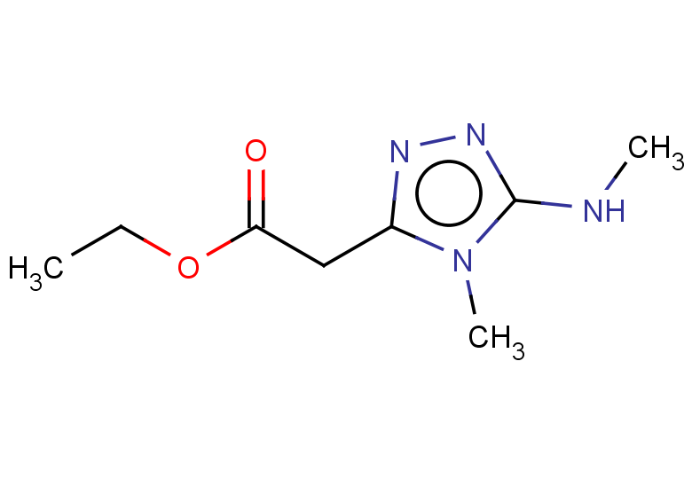 ethyl 2-[4-methyl-5-(methylamino)-4H-1,2,4-triazol-3-yl]acetate
