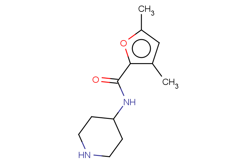3,5-dimethyl-N-(piperidin-4-yl)furan-2-carboxamide